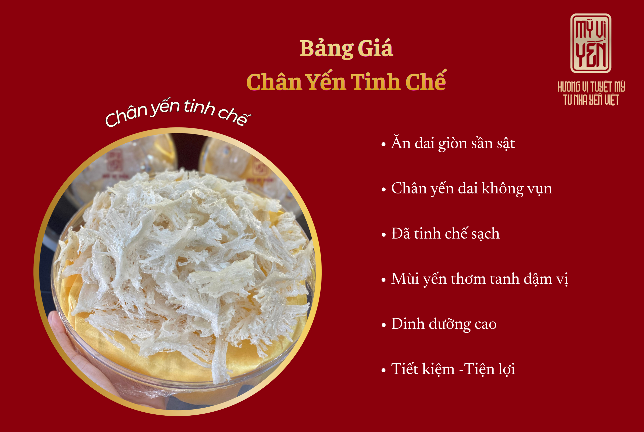Bảng giá yến sào Khánh Hòa hiện nay chuẩn chất lượng 